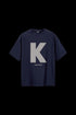 Simple Letter Flocking Cool All-Match Loose Short-Sleeved T-Shirt